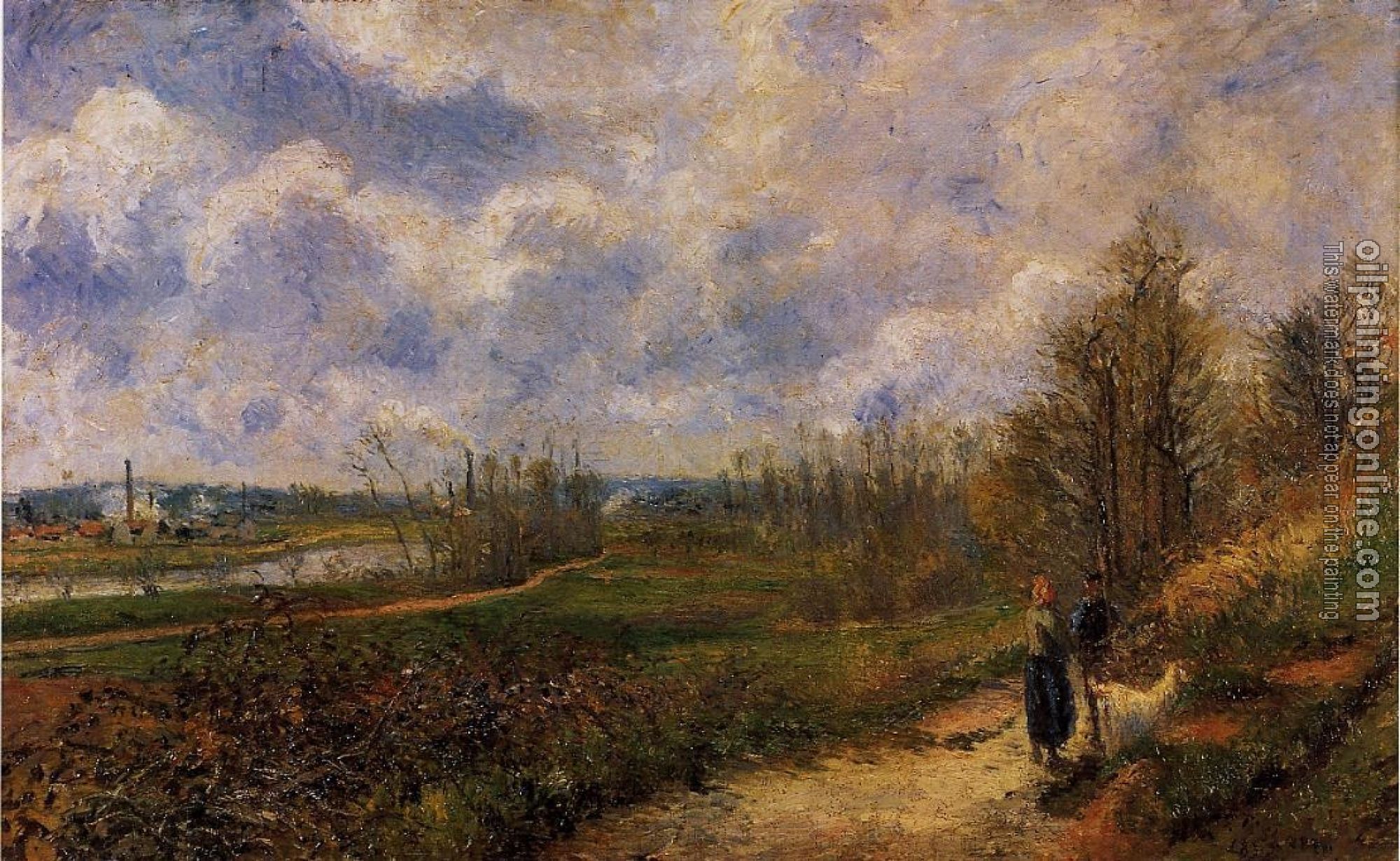 Pissarro, Camille - Pathway at Chou, Pontoise